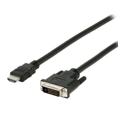 Cabo HDMI Macho / DVI-D (24+1) Macho 2mt High Speed-Cabos-Valueline-Music Stage