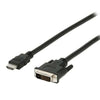 Cabo HDMI Macho / DVI-D (24+1) Macho 2mt High Speed.