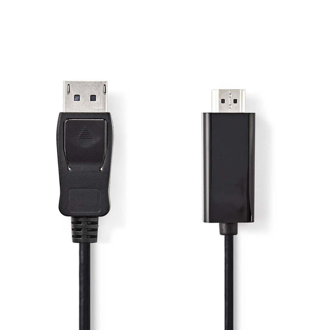 Cabo DisplayPort Macho / HDMI Macho 1mt-Cabos-Valueline-Music Stage
