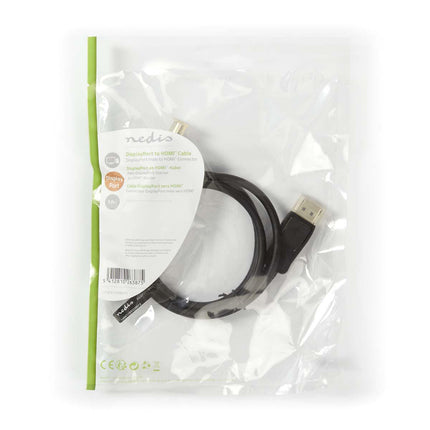 Cabo DisplayPort Macho / HDMI Macho 1mt-Cabos-Valueline-Music Stage