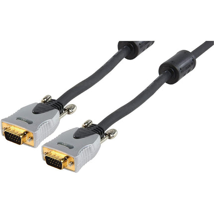 Cabo VGA Macho / VGA Macho 1,8 metros c/ Filtro - Dourada