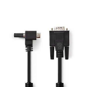 Cabo VGA Macho / VGA Macho 10mt c/ Filtro Curva 90º-Fichas e cabos-Valueline-Music Stage