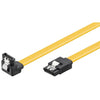 Cabo Sata 6 Gbps L Macho / L Macho 90º p/ baixo