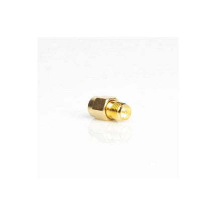 Adaptador SMA Femea Invertido / SMA Macho Dourado-Fichas e cabos-SMI-Music Stage