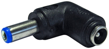 Adaptador Alimentação DC Macho Ø2,1 / Fêmea Ø2,1 - Curva 90º-Fichas e cabos-SMI-Music Stage