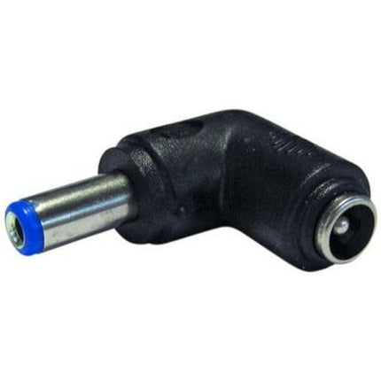 Adaptador Alimentação DC Macho Ø2,1 / Fêmea Ø2,1 - Curva 90º-Fichas e cabos-SMI-Music Stage