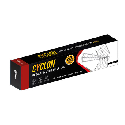 Antena TV Exterior LTE 4G/5G 20DB CYCLON-Antenas-Nimo-Music Stage