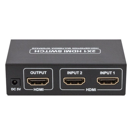 Comutador HDMI 2 Entradas / 1 Saída - c/ Comando-Tv audio video-SMI-Music Stage