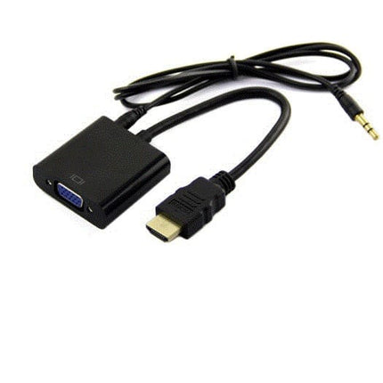 Adaptador HDMI Macho / VGA Fêmea+3,5mm