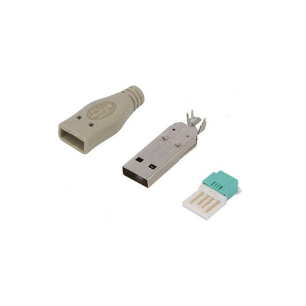 Ficha USB "A" Macho 4 Pinos-Fichas e cabos-SMI-Music Stage