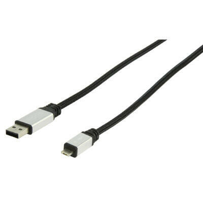 Cabo USB "A" Macho / Micro USB "A" Macho 1,8mt - Nylon-Fichas e cabos-Konig-Music Stage