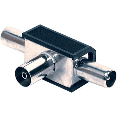 Adaptador TV Fêmea / 2xTV Macho - Plástico
