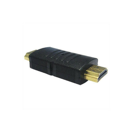 Adaptador HDMI Macho / HDMI Macho - Dourada