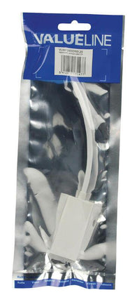 Adaptador Micro USB"B"5P Mch/HDMI Fêm+Micro USB "B"5P F.Bran-Fichas e cabos-Valueline-Music Stage