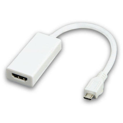 Adaptador Micro USB"B"5P Mch/HDMI Fêm+Micro USB "B"5P F.Bran-Fichas e cabos-Valueline-Music Stage
