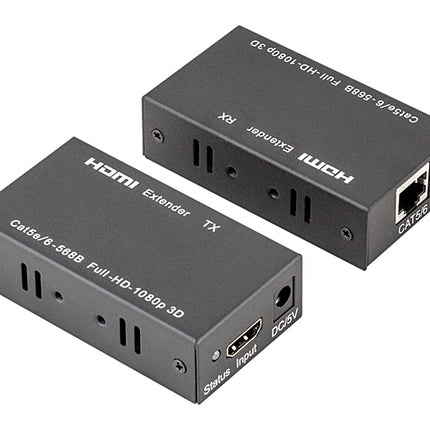 Extensor HDMI via Cat6 máx 60mt (1x RJ45)-Tv audio video-SMI-Music Stage