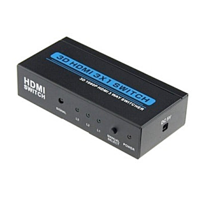 Comutador HDMI 3 Entradas / 1 Saída - c/ Comando