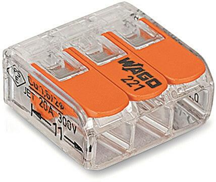 Ligador 3x4mm² - 450V 32A-Electricidade-Wago-Music Stage