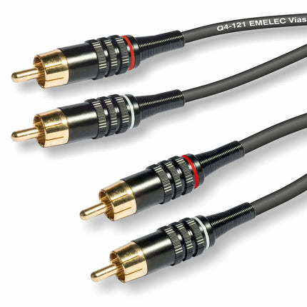 Cabo 2x RCA Macho / 2x RCA Macho 3metros