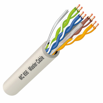 Cabo UTP Cat6 Rígido Cinzento 305m (CCA)-Fichas e cabos-MasterCable-Music Stage