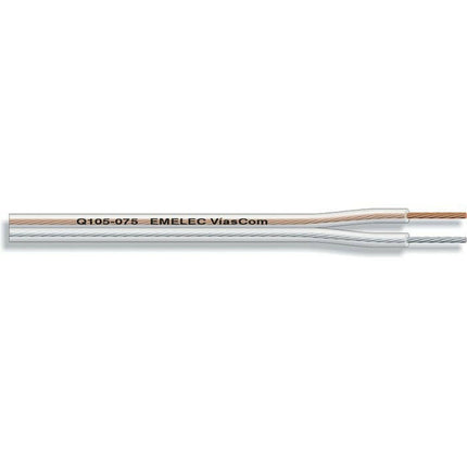 Cabo Coluna 2x1mm² Transparente Polarizado 100mt - Bobine-Fichas e cabos-Emelec-Music Stage