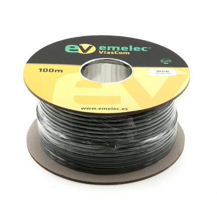 Cabo Microfone Ø6mm 2 Cond.+ Malha 92mt Ultra Resistente-Fichas e cabos-Emelec-Music Stage