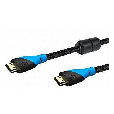 Cabo HDMI Macho / Macho 10mt - Azul-Fichas e cabos-Emelec-Music Stage