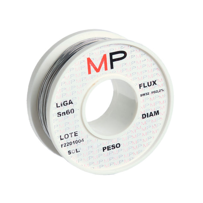 Solda Fio Ø0,8mm 60Sn/40Pb - Rolo 250gr-Soldadura-MTR-Music Stage