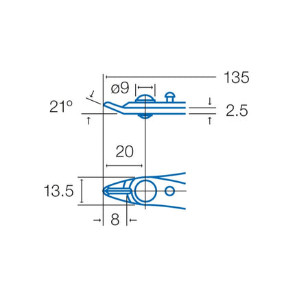 Alicate Corte 135mm-Apoio tacnicobricol-ProsKit-Music Stage