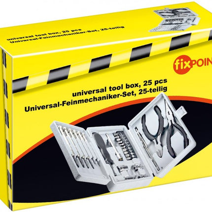 Kit Ferramenta - Chave+Bits+Alicate Corte+Pontas - 25 Peças-Apoio tacnicobricol-Fixpoint-Music Stage