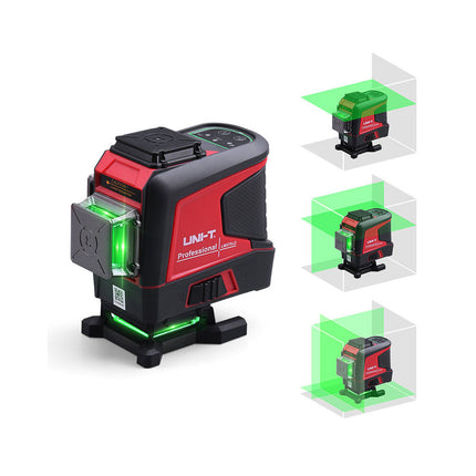 Laser nivelador de 12 Linhas Verde 360 graus- Ferramentas-Instrumentacao-UNI-T-Music Stage