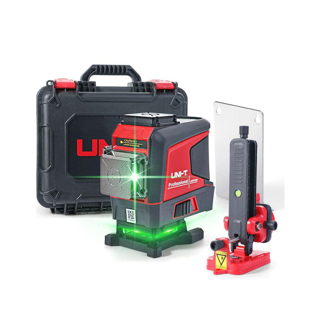 Laser nivelador de 12 Linhas Verde 360 graus- Ferramentas-Instrumentacao-UNI-T-Music Stage