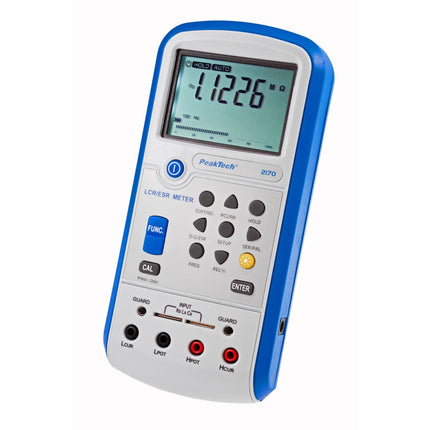 Medidor Digital LCR/ESR 100Hz - 100KHz com USB-Instrumentacao-PeakTech-Music Stage