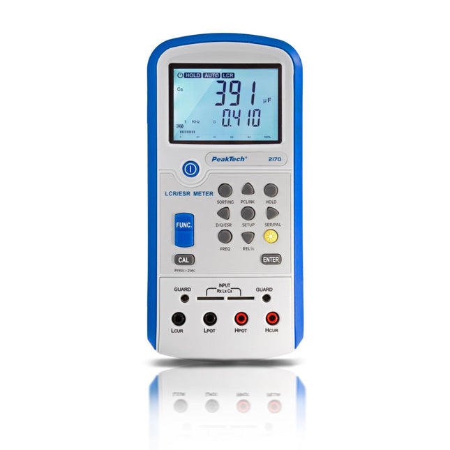 Medidor Digital LCR/ESR 100Hz - 100KHz com USB-Instrumentacao-PeakTech-Music Stage