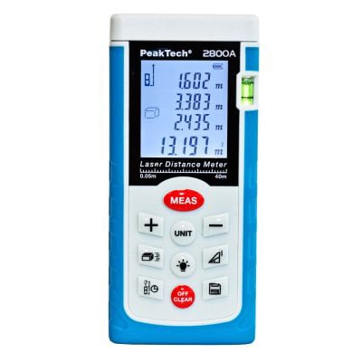Medidor Distância Laser - 0,05 a 40mt-Instrumentacao-PeakTech-Music Stage