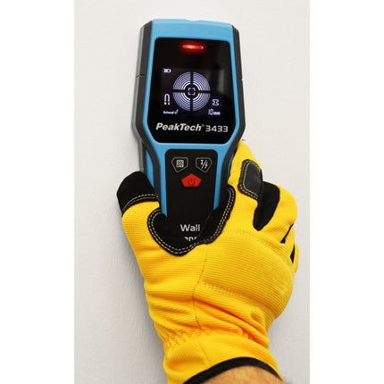 Detector Digital de Metal / Madeira / Tensão - 3 em 1-Instrumentacao-PeakTech-Music Stage