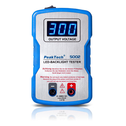 Testador LED / Backlight ~ 0 300V DC ~ Soft-Start-Instrumentacao-PeakTech-Music Stage