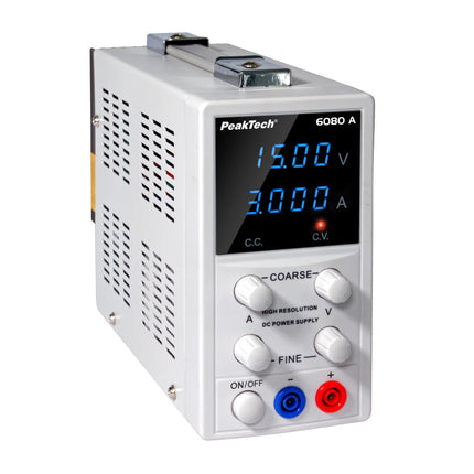 Fonte de Alimentação Digital - 0 a 15V / 0 a 3A-Instrumentacao-PeakTech-Music Stage