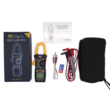 Pinça Amperimétrica True RMS 600A AC/DC-Instrumentacao-PCWork-Music Stage