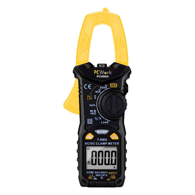 Pinça Amperimétrica True RMS 600A AC/DC-Instrumentacao-PCWork-Music Stage