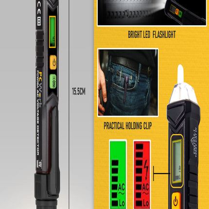 Detector Tensão CAT III 1000V-Instrumentacao-PCWork-Music Stage
