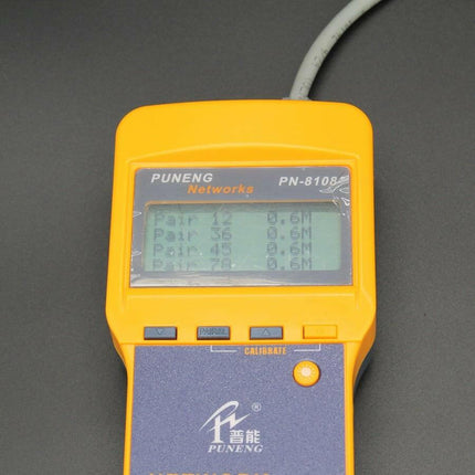 Testador de Cabos Rede RJ45 c/ Medidor de Comprimento-Instrumentacao-SMI-Music Stage