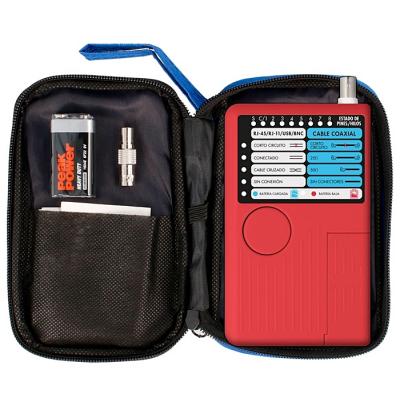 Testador de Cabos (RJ11, RJ12, RJ45, USB, BNC)-Instrumentacao-Nimo-Music Stage