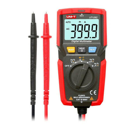 Multímetro Digital de Bolso - 600V AC/DC - CAT III-Instrumentacao-UNI-T-Music Stage