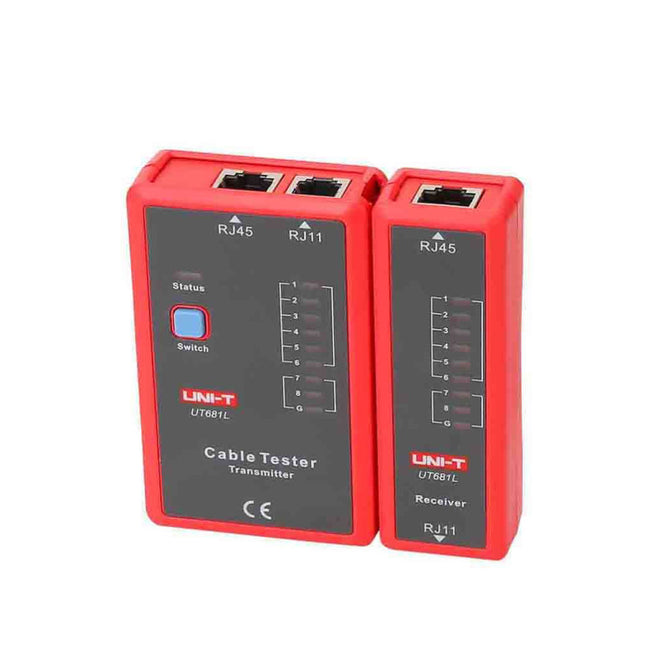 Testador de Cabos Rede RJ45 - UT681L-Instrumentacao-UNI-T-Music Stage