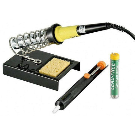 Kit Soldadura Ferro + Bomba + Suporte + Solda - 4 Peças-Soldadura-Fixpoint-Music Stage