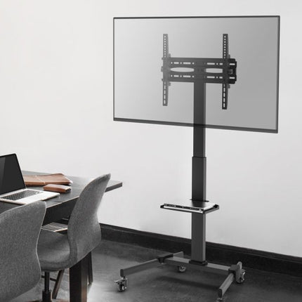 Suporte LCD/LED 32-55" Chão c/ Rodas Vesa 400-Tv audio e video-Equip-Music Stage