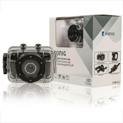 Câmara Aventura HD 720p - 5 MP - Ecrã 2" c/ Micro Interno-Informatica e Multimedia-Konig-Music Stage