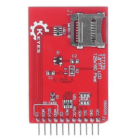 Módulo LCD Cores 1.8" SPI128x160 p/ Funduino - ST7735-Robotica e prototipagem-Funduino-Music Stage