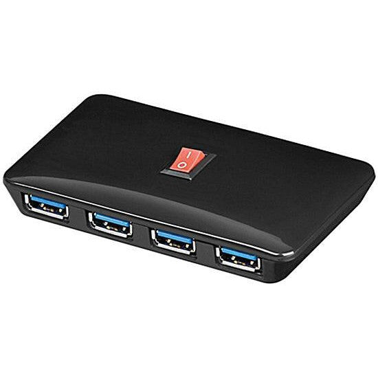 HUB 4 Portas USB 3.0 "A" c/ Int - c/ Transformador Externo-Goobay-Music Stage